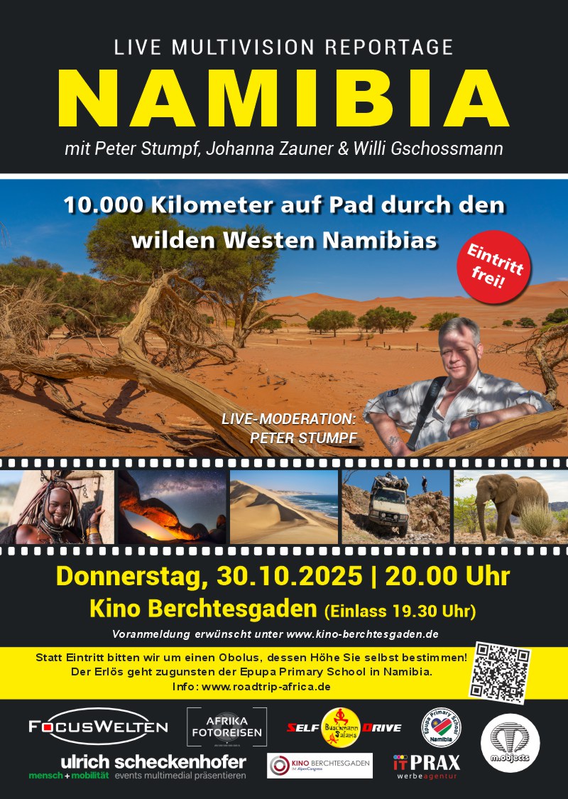 Multivision Reportage Namibia Kino Berchtesgaden